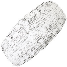 Avet Anna - Fuente rectangular de vidrio, 47x23 cm, altura 3.5 cm, pack de 6 unidades